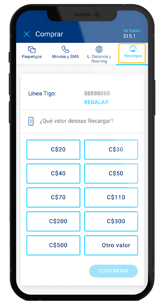 Comprar Recarga | Paquetigo - Recarga Tigo Nicaragua