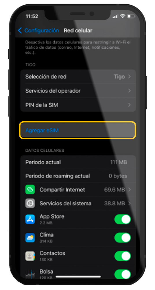Administrador Tarjetas - eSIM | SIM Virtual