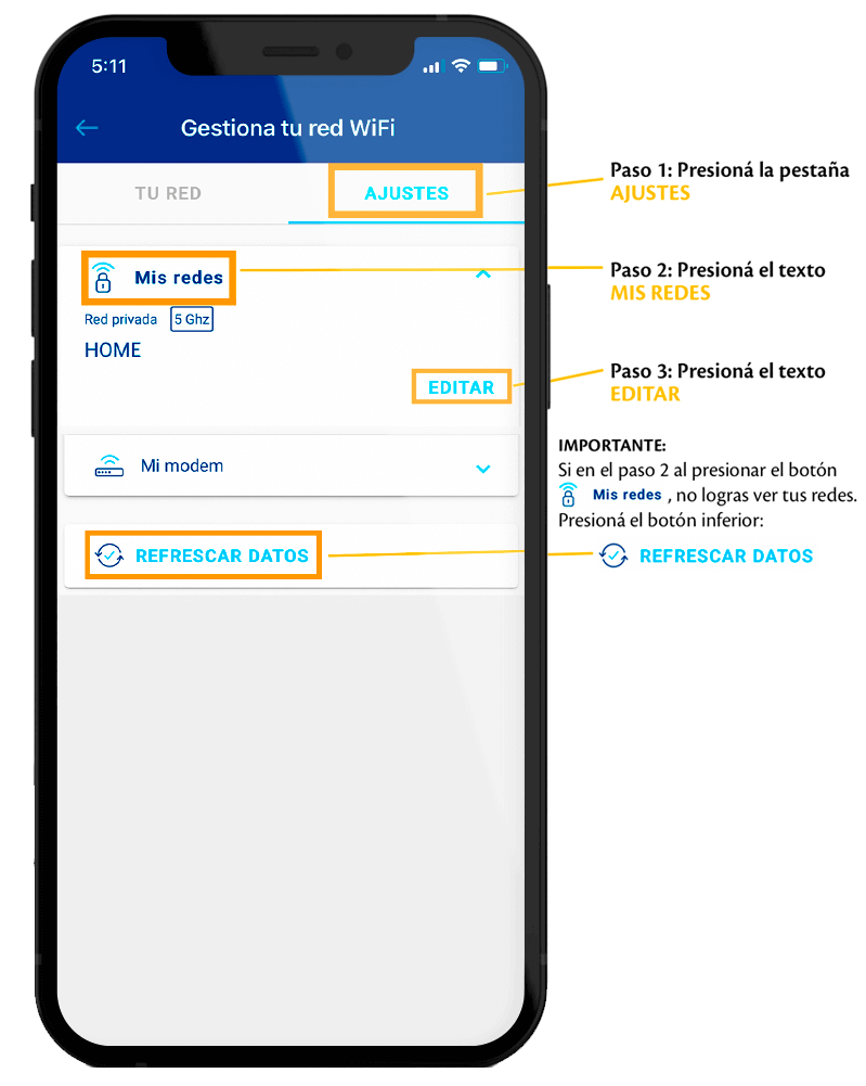 Cambiar Nombre y Contraseña WiFi desde la App Mi Tigo | App Tigo WiFi+