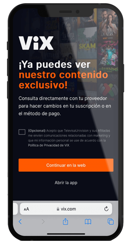 Activar | Contratar ViX+ Tigo Nicaragua