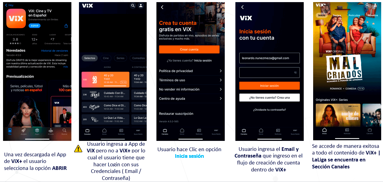 Paso a Paso - Instalar ViX+
