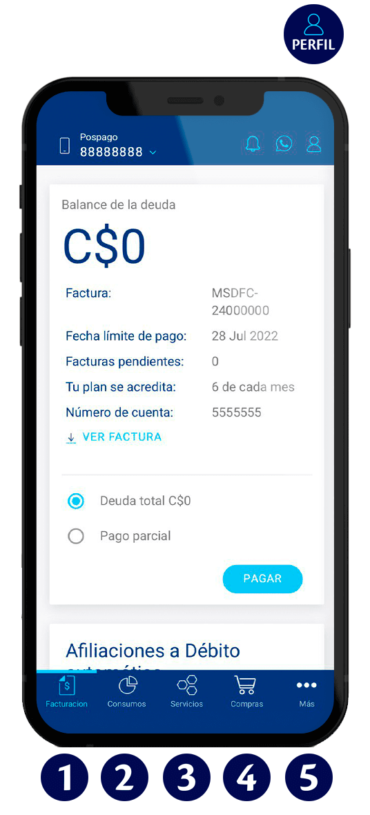 Manual App Mi Tigo - Pospago - Tigo Nicaragua