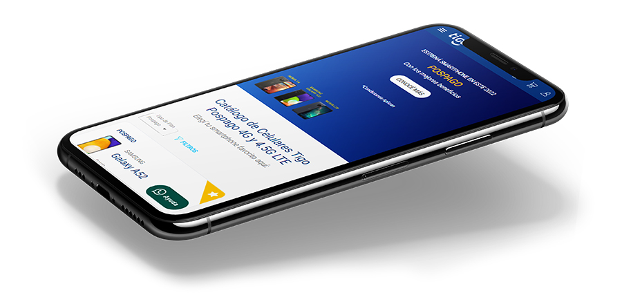 Catálogo de Celulares - Smartphone - Pospago - Tigo Nicaragua