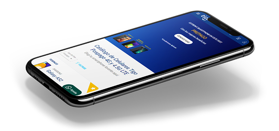 Catálogo de Celulares - Smartphone - Pospago - Tigo Nicaragua