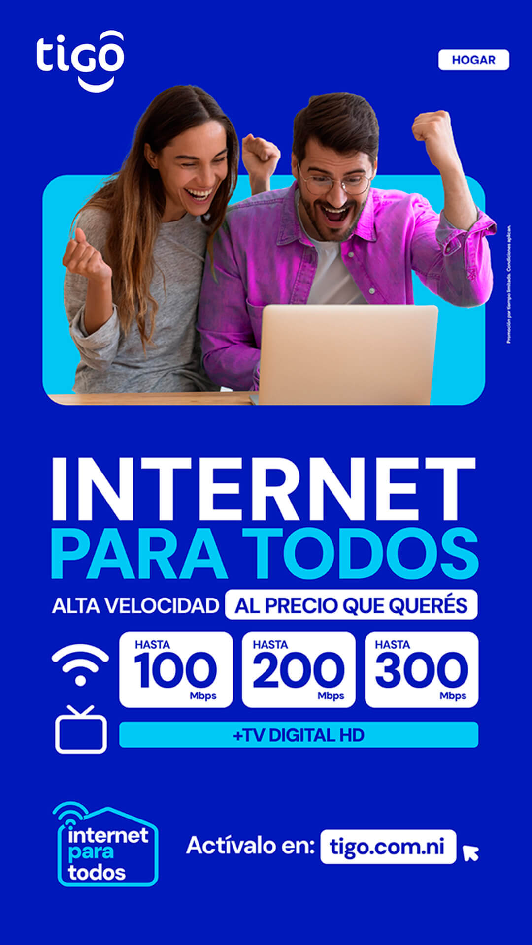 Oferta Actual Internet Tigo Hogar | Masatepe