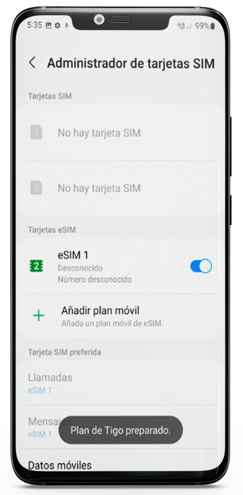 Preparando eSIM - eSIM | SIM Virtual