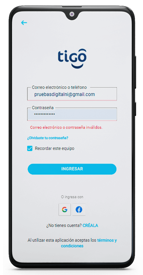 Bloqueo App Mi Tigo - Nicaragua